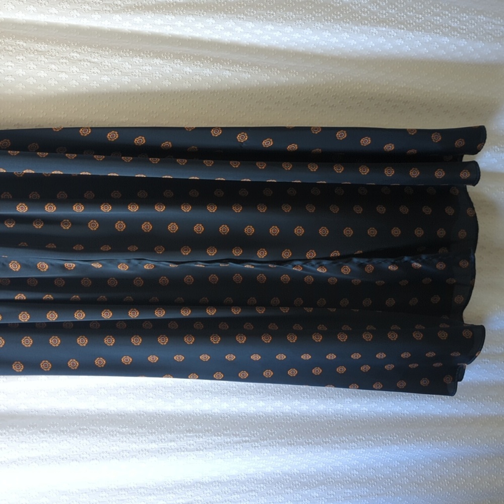 Free People Alexa Duster Navy And Tan Pattern, Women's XS - Picture 4 of 9